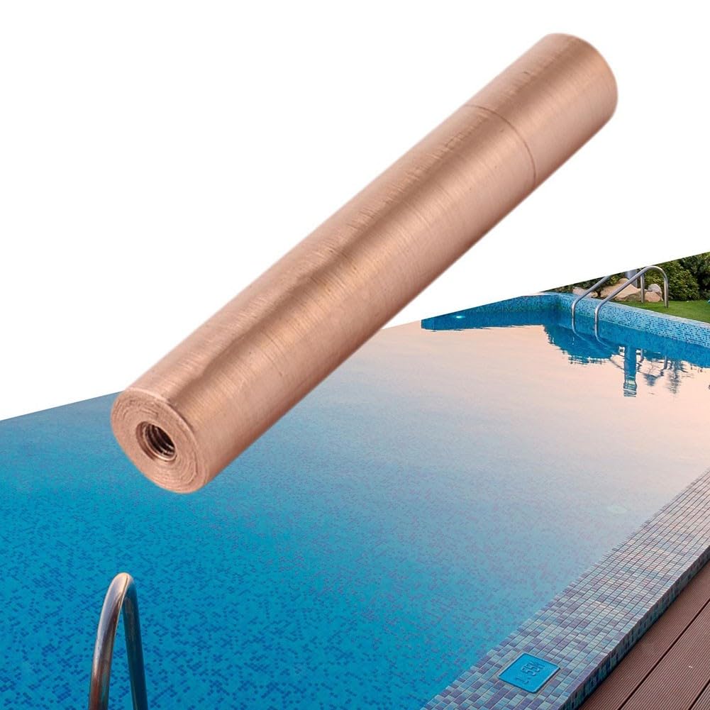 Ioniseur de piscine solaire de remplacement en cuivre anode et tamis