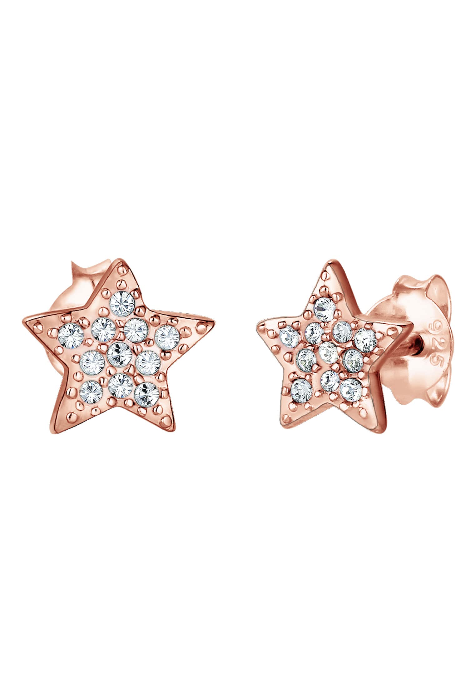 Elli Earrings Star Astro Geo Crystals 925 Sterling Silver