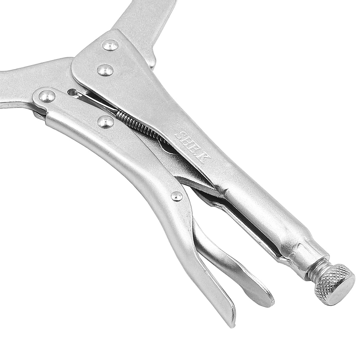 Lot de 2 serre-joints pivotants en acier de 27,9 cm avec embouts pivotants - Pince en C en acier durable de 275 mm pour travail du métal - Soudage