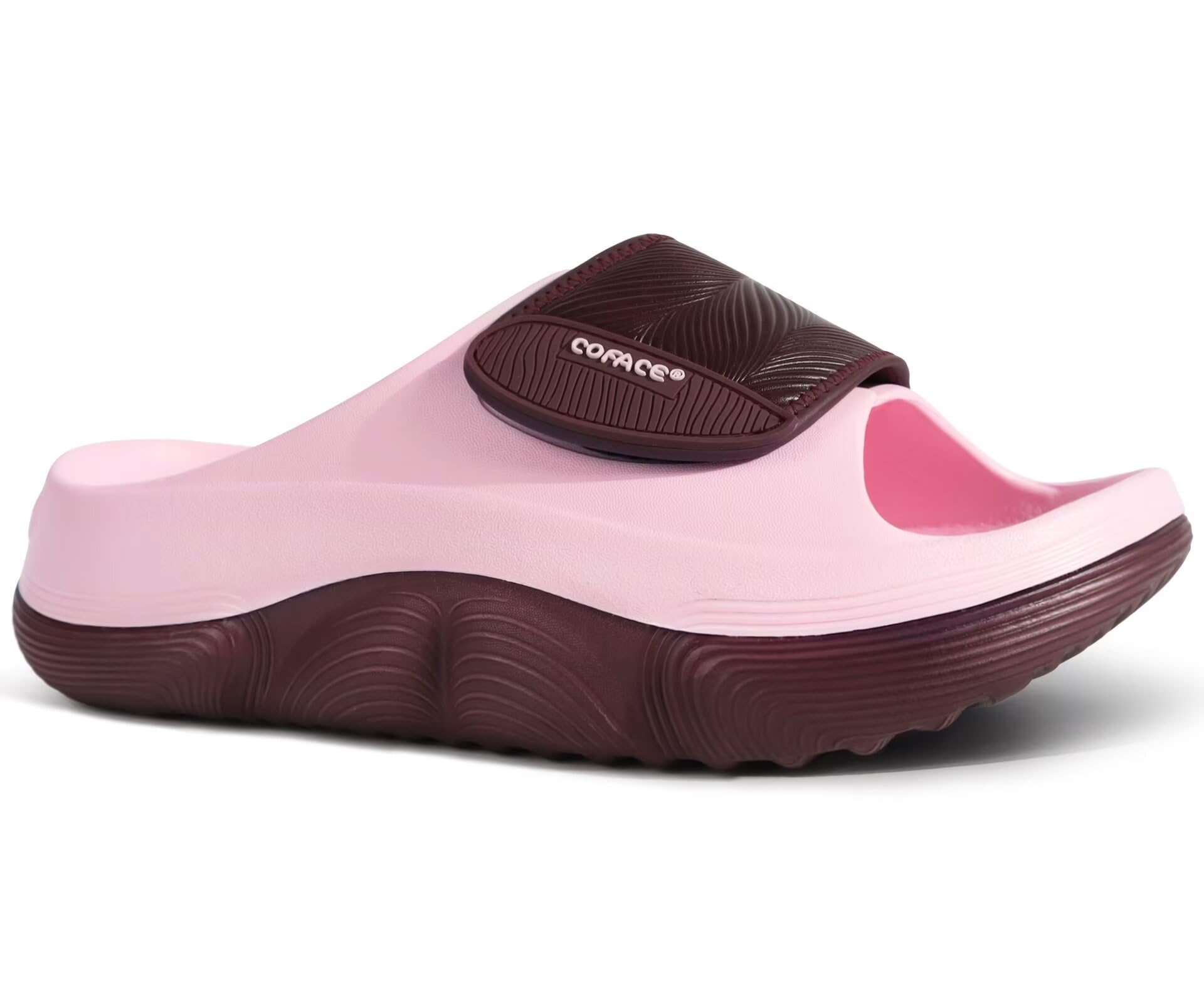 COFACE Orthopädische Sanftschuhe für Damen mit bequemer Fußgewölbestütze–orthopädische Pantoletten für Damen zur Linderung von Plantarfasziitis–offene Zehen-für Damen zum Spazierengehen 36–42