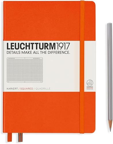 Vista 39 de LEUCHTTURM1917 - Cuaderno de tapa dura tamaño mediano A5-251 páginas numeradas para escribir y escribir en diario (Sol de raya, punteado)