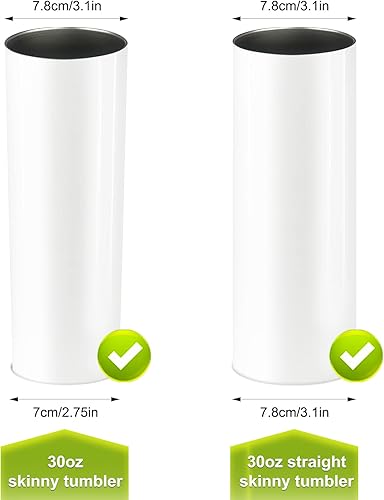 Miniatura 3 de Tapas de repuesto para vaso delgado de 30 onzas, paquete de 2 unidades, fundas deslizantes de silicona a prueba de derrames, aptas para pajitas, sin