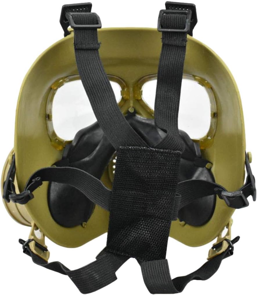 Airsoft Tactical Protective Mask M88 Helmet Full Face Eye Protection Skull CS Mask Adjustable Strap One Size fits All Airsoft BB Gun CS Game Party