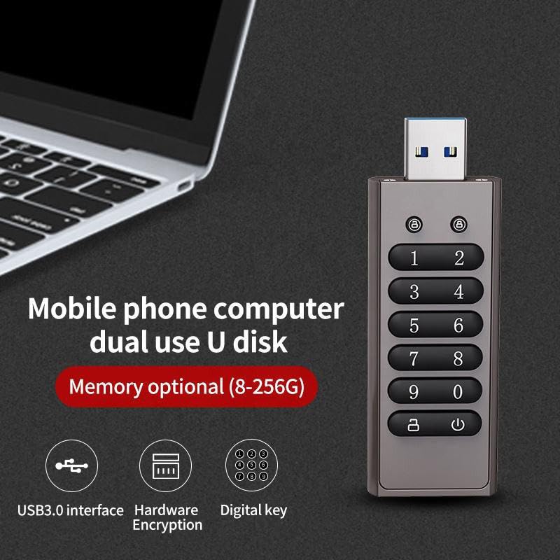 Clé USB 3.0 à cryptage matériel avec effacement automatique - 4