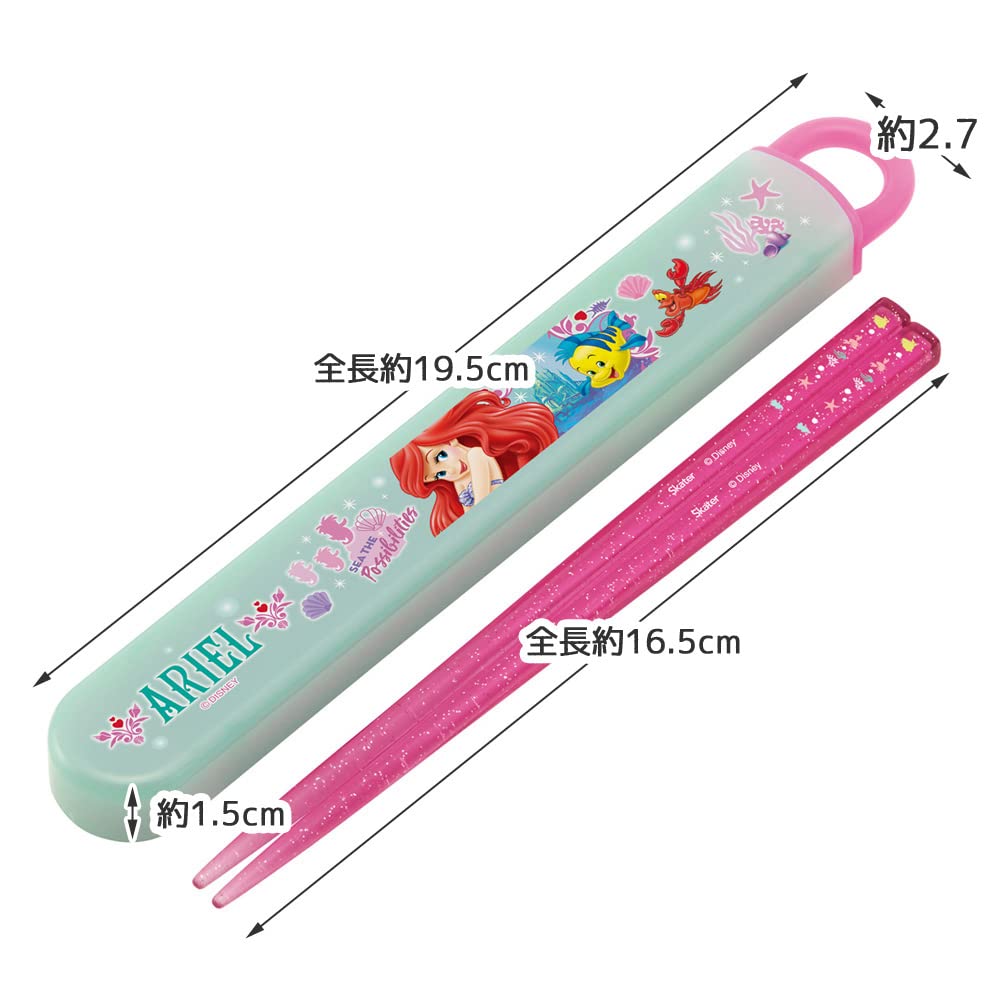 お箸　ディズニー　アリエル　子供　キッズ Amazon｜スケーター(Skater) アクリル 箸 21cm 食洗機対応