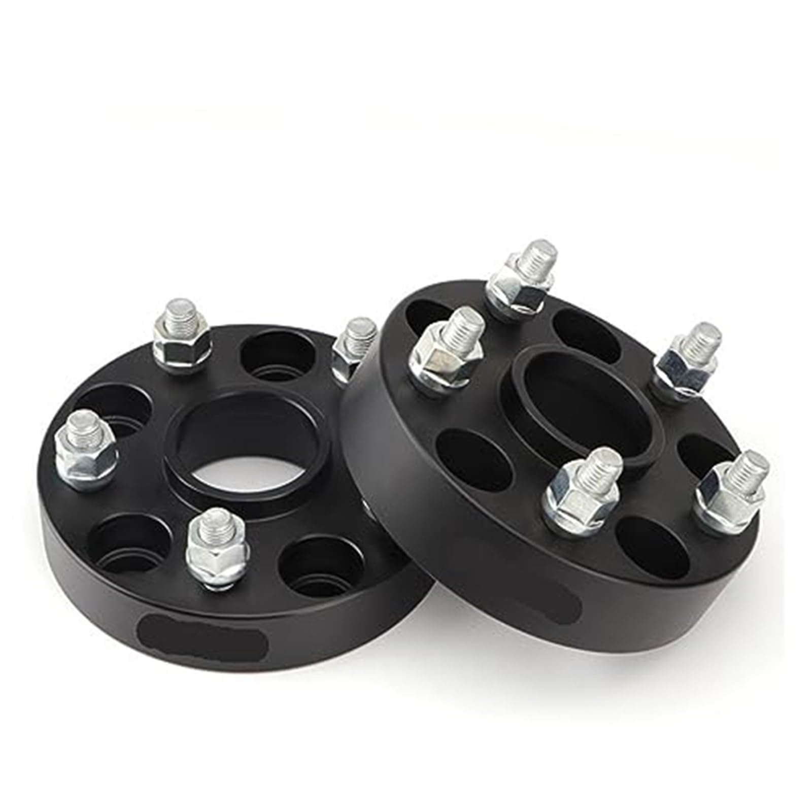 2 sztuki PCD 5x98 CB 58,1 mm 15/20/25/30/35 aluminiowy dystans koła M12*1,25 adapter 5 śrub pasuje do zestawu, dla Alfa Romeo, GT Dystanse kół dla stabilności pojazdu(2PCS 40MM BLACK)