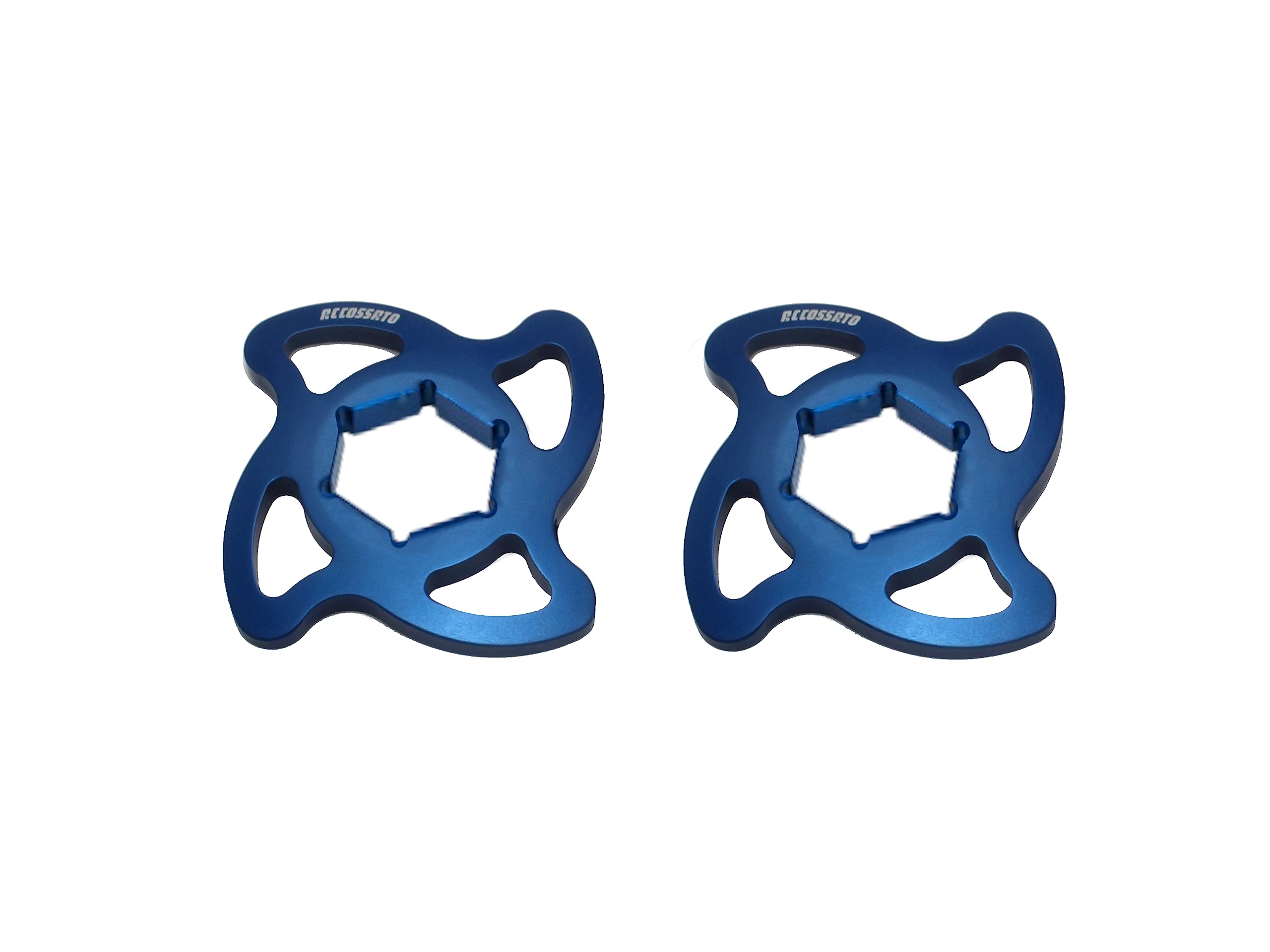 Embouts réglage précharge Accossato bleu hexagone 14 mm Suzuki Gsx-S 1000