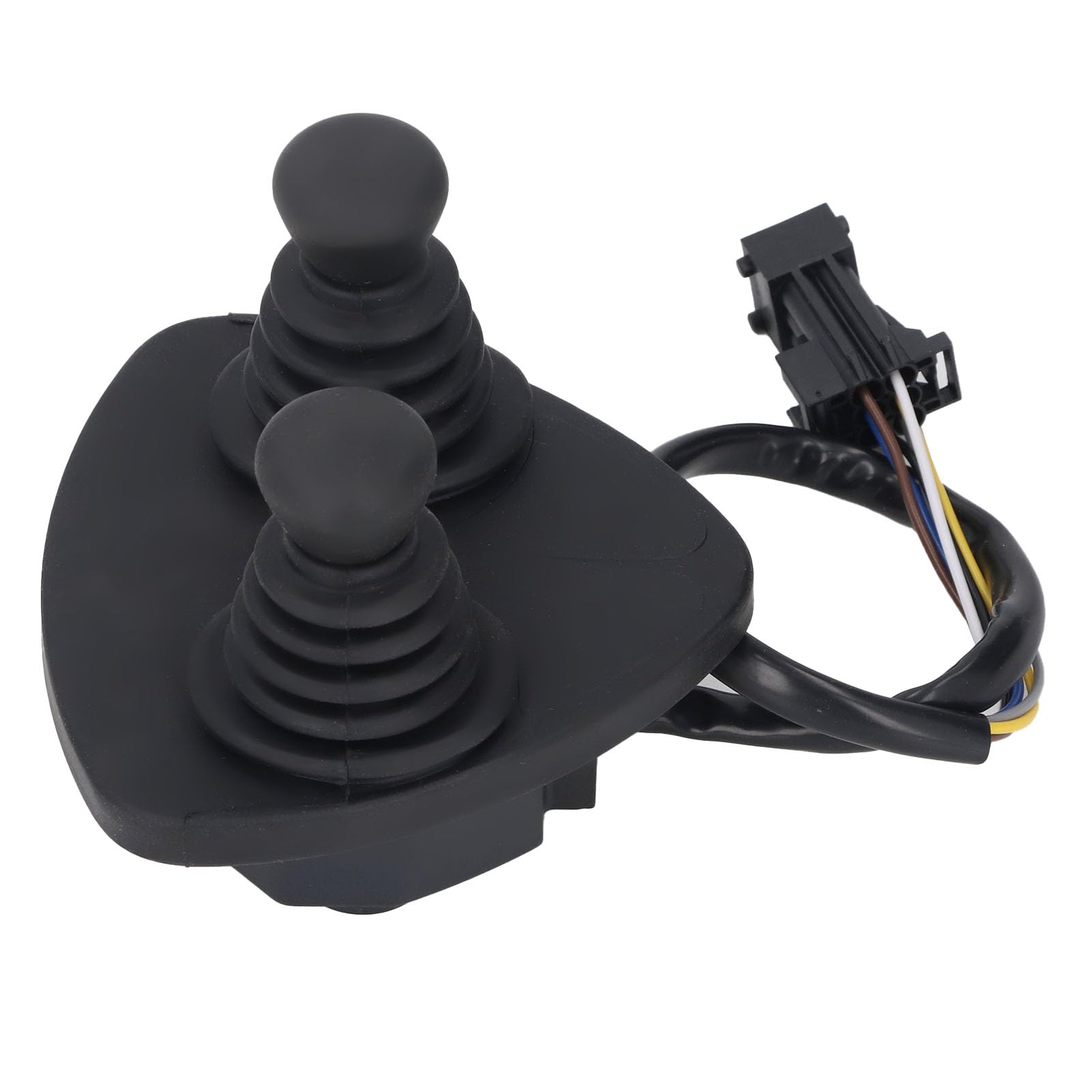 Sxhlseller Palanca de Control de Aluminio Duradera con Palanca de Mando Doble para Carretilla Elevadora 335 336 Reemplazo para Cargador de Tractor de Carretilla Elevadora Pequeña para Diversos