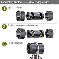 Vista 8 de Besthouse - Ganchos de columpio resistentes y silenciosos