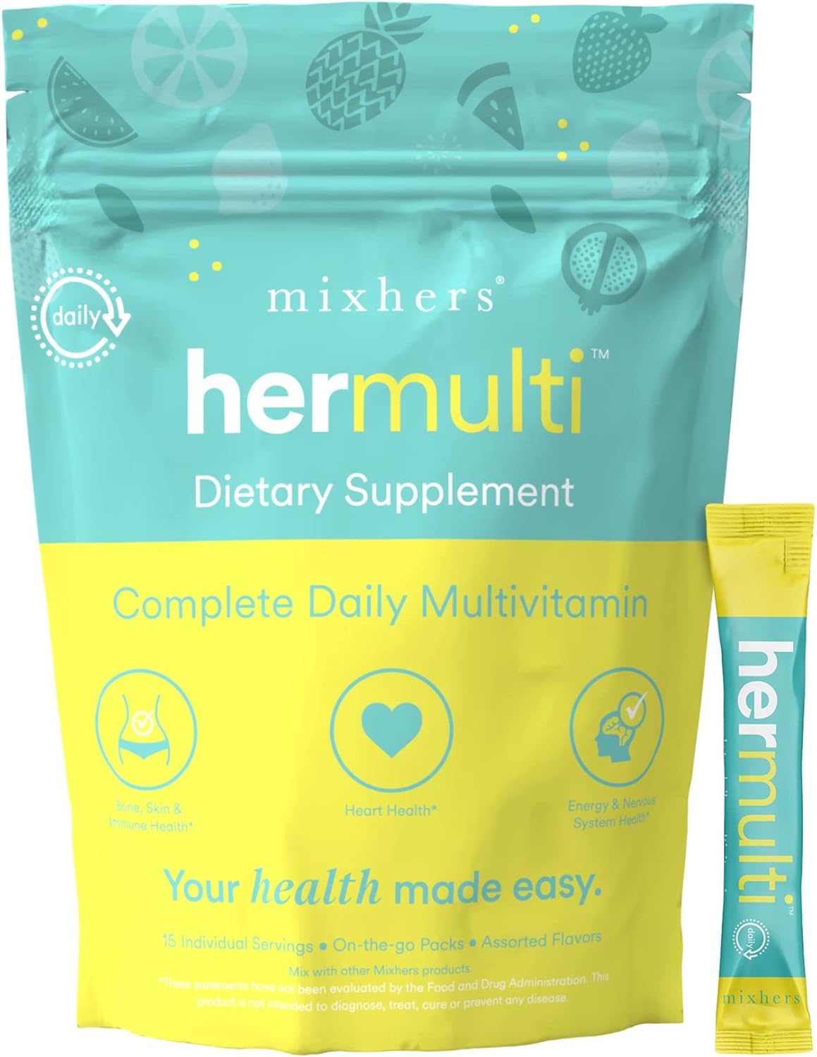 MIXHERS Hermulti Women's Multivitamin Drink Mix Daily
