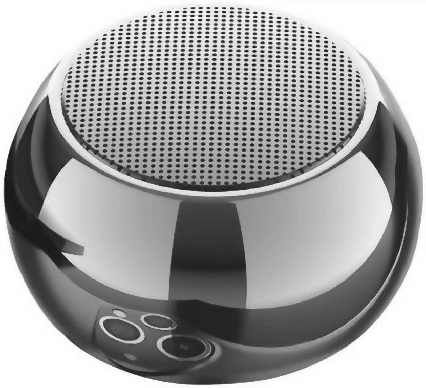 S K Tea Merchant Ultra-Compact Wireless Bluetooth Mini Boost Speaker –Built-in Mic, Portable Design, Ideal for Travel, Parties, and Outdoor Use (Random Color) (Gray)