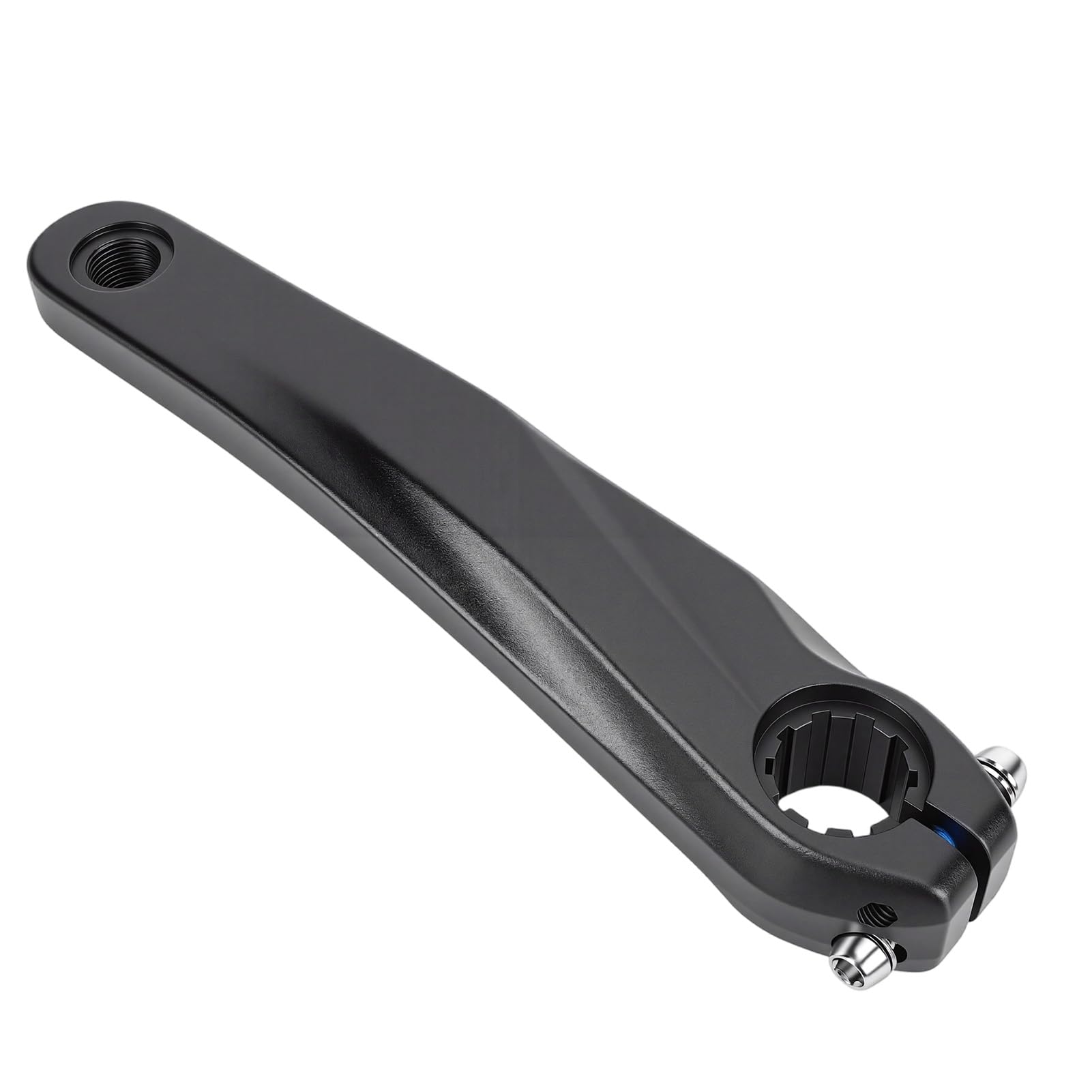 RiToEasysports Bike Crankset, Aluminum Alloy Bike Left Crank Arm 170mm Hollow Integrated Crank Arm Repair 10 Slots Fit for Prowheel Crankset