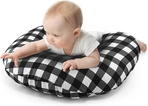 The Peanutshell Almohada y funda de lactancia – Fundas de almohada suaves para recién nacidos, para lactancia, lactancia materna cómoda y de apoyo,