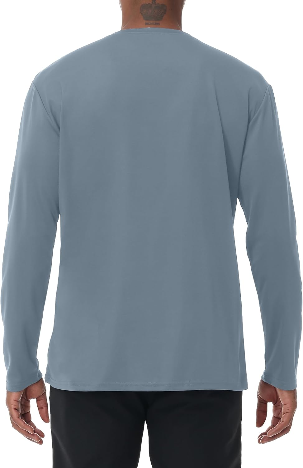 3 Pack Men's Henley Shirts Long Sleeve Casual Tee Gym Workout Lightweight Regular-Fit T-Shirts - Image 3