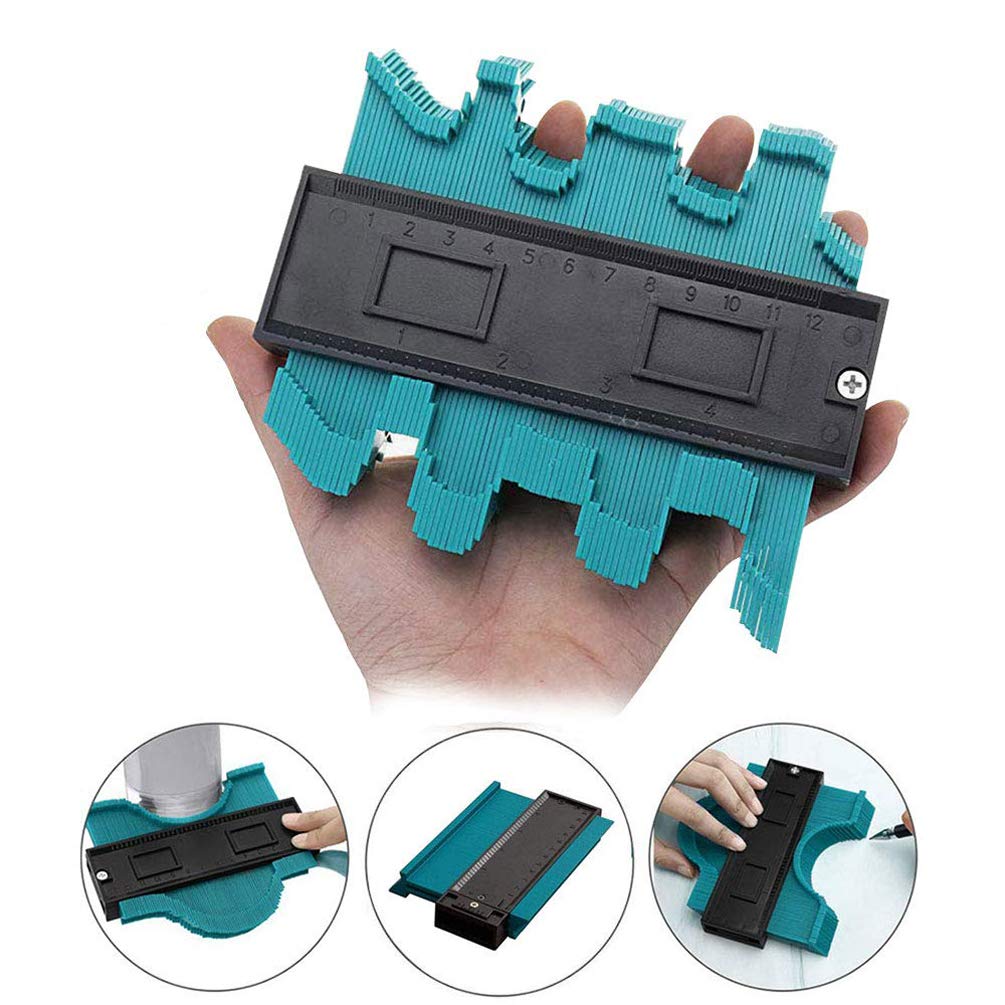 Buy 5 Inch Contour Gauge Duplicator, Woodworking Shape Tracing Template