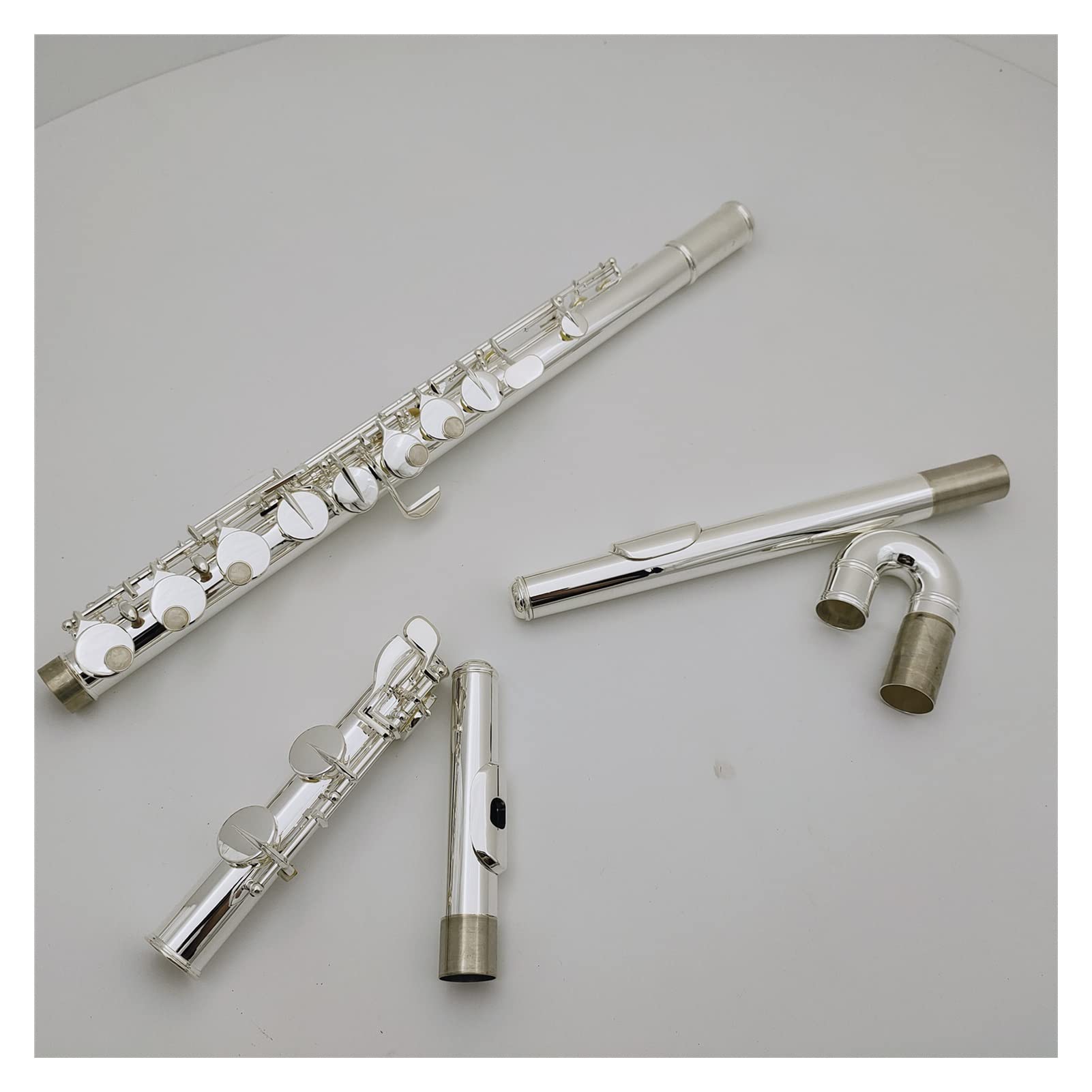 Alto Flute G Tune 16 Tasti Chiusi per Foro Sliver Placcato Strumento Musicale Professionale con Custodia Flauto