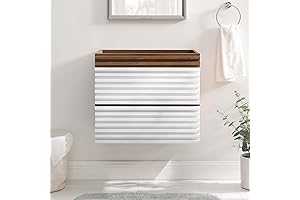 Modway Render Wall Mount Bathroom Vanity