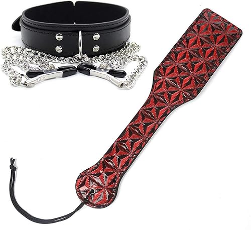 Abrazaderas de pezón de fantasía Clips de cadena de metal arnés de cuerpo joyería pezón juguetes con cuello y amor coqueteo coqueteo cuero mano