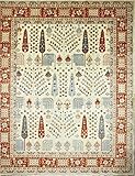 Ursprung: Afghanistan Nain Trading Arijana Klassik 446x369 Orientteppich Teppich Beige Handgeknüpft Afghanistan