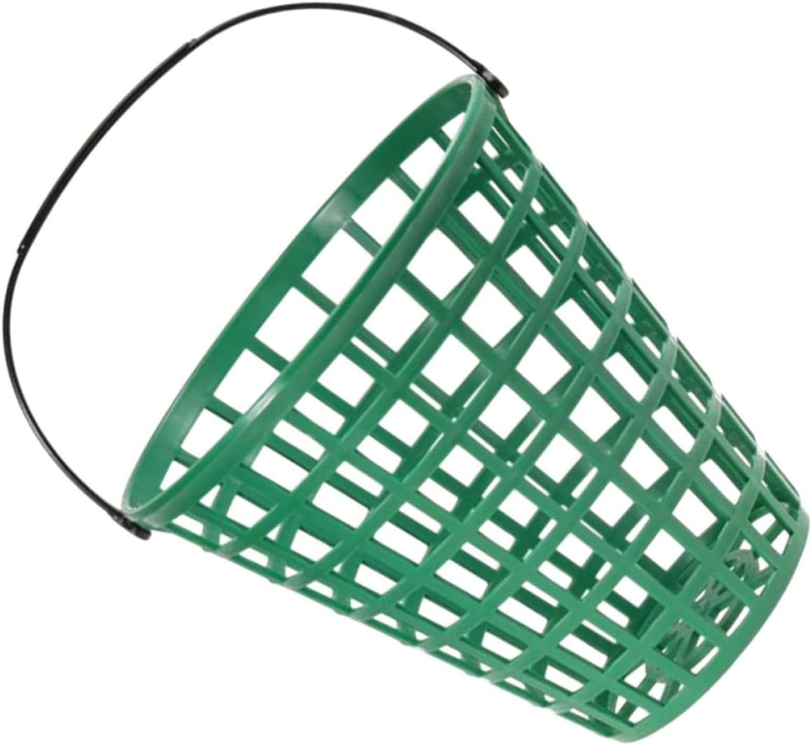VICASKY Outdoor Golf Ball Storage Basket Collapsible Ball Holder with Comfortable Handle for Easy Transport for Golf Practice and Training Sessions Durable