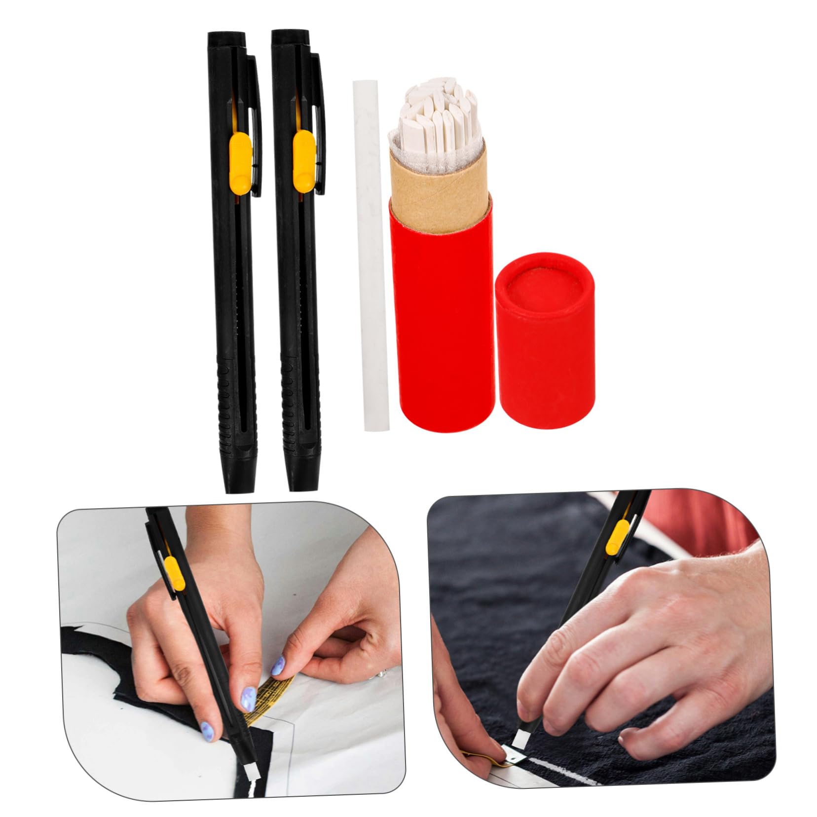 NUOBESTY 10 Sätze Unsichtbarer Zeichenstift Planke Whiteboard-marker Bleistift Textmarker Permanente Stoffmarker Für Kleidung Weißer Lackstift Tinte Farbstifte Pastell Kreidestift Plastik