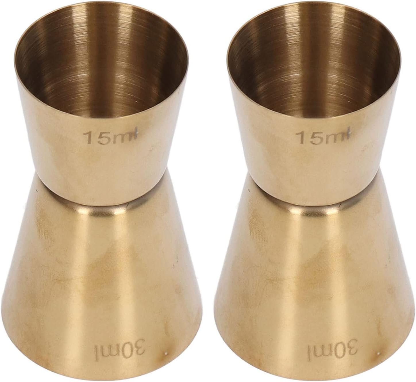 Double Head Jigger for Bartending, Stainless Steel Measuring Cup Cocktail Jigger High Accuracy Cocktail Jigger Bar Measuring Cup Bar Accessories for Restaurant Party(15/30ml)