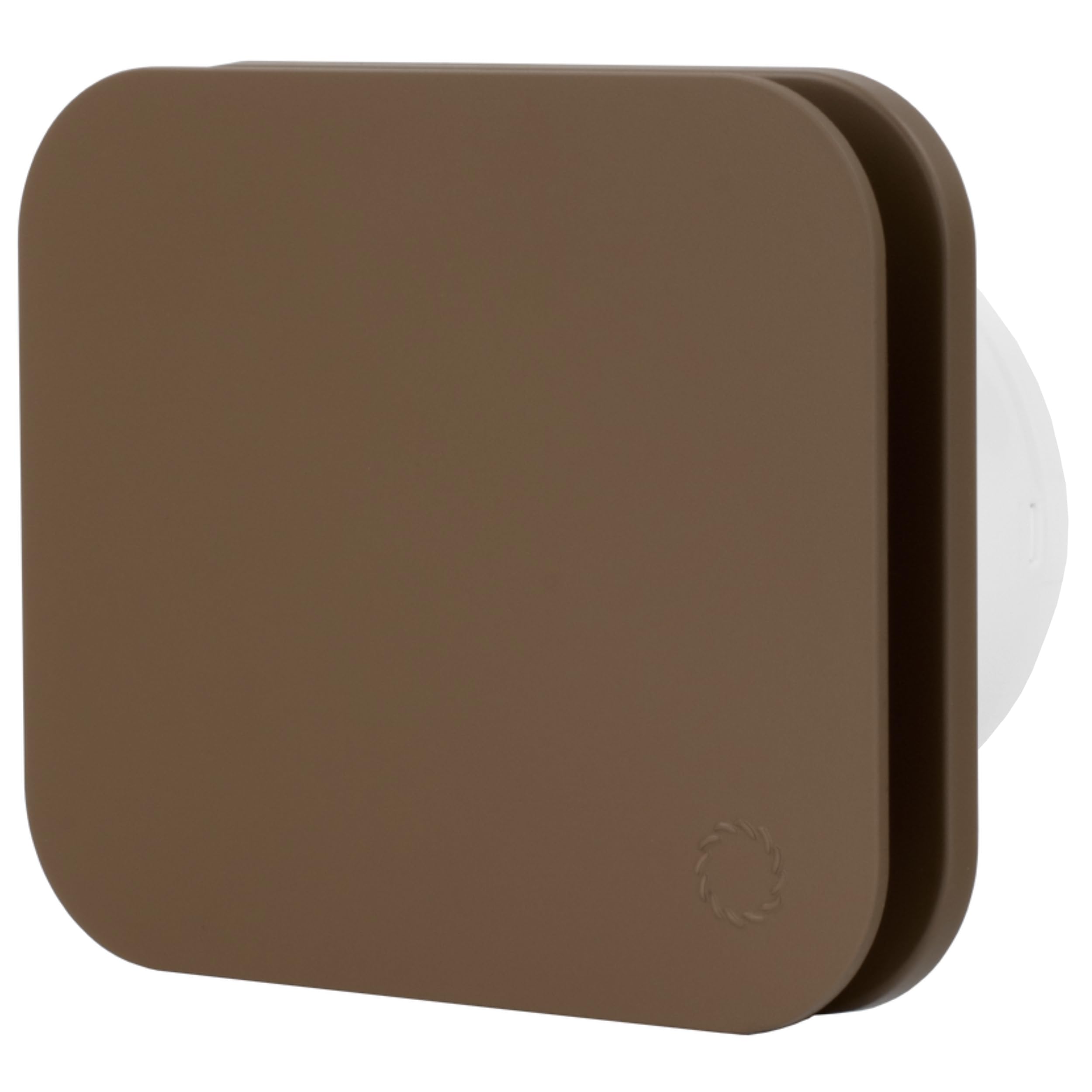 Turbionaire Trend 100 SDCC Aspiratore Bagno 100 mm, Parete/Soffitto, Dark Coffee Cream Opaco, Aspirazione perimetrale, Valvola di Non Ritorno, Installazione flessibile, Garanzia 3 Anni