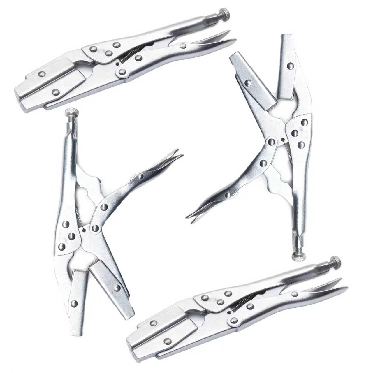 Photo 1 of 10-Inch Radiator Hose Clamp Pliers Set 4-Pack, Heavy Duty Self-Locking Pinch Off Tool for Automobile Radiator Pipes, Fuel Hoses, Water & Vacuum Lines
