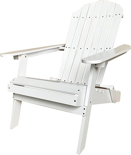 Miniatura 1 de PayLessHere Sillas Adirondack resistentes a la intemperie con madera de pino texturizada para patio, césped, jardín, terraza, piscina, playa, hoguera