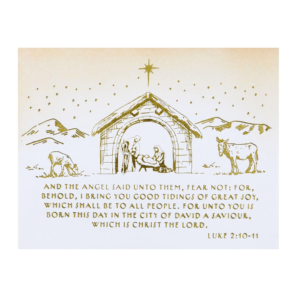 Spellbinders BP-205 Christmas Gospel Press Plates from The Home for The Holidays Collection