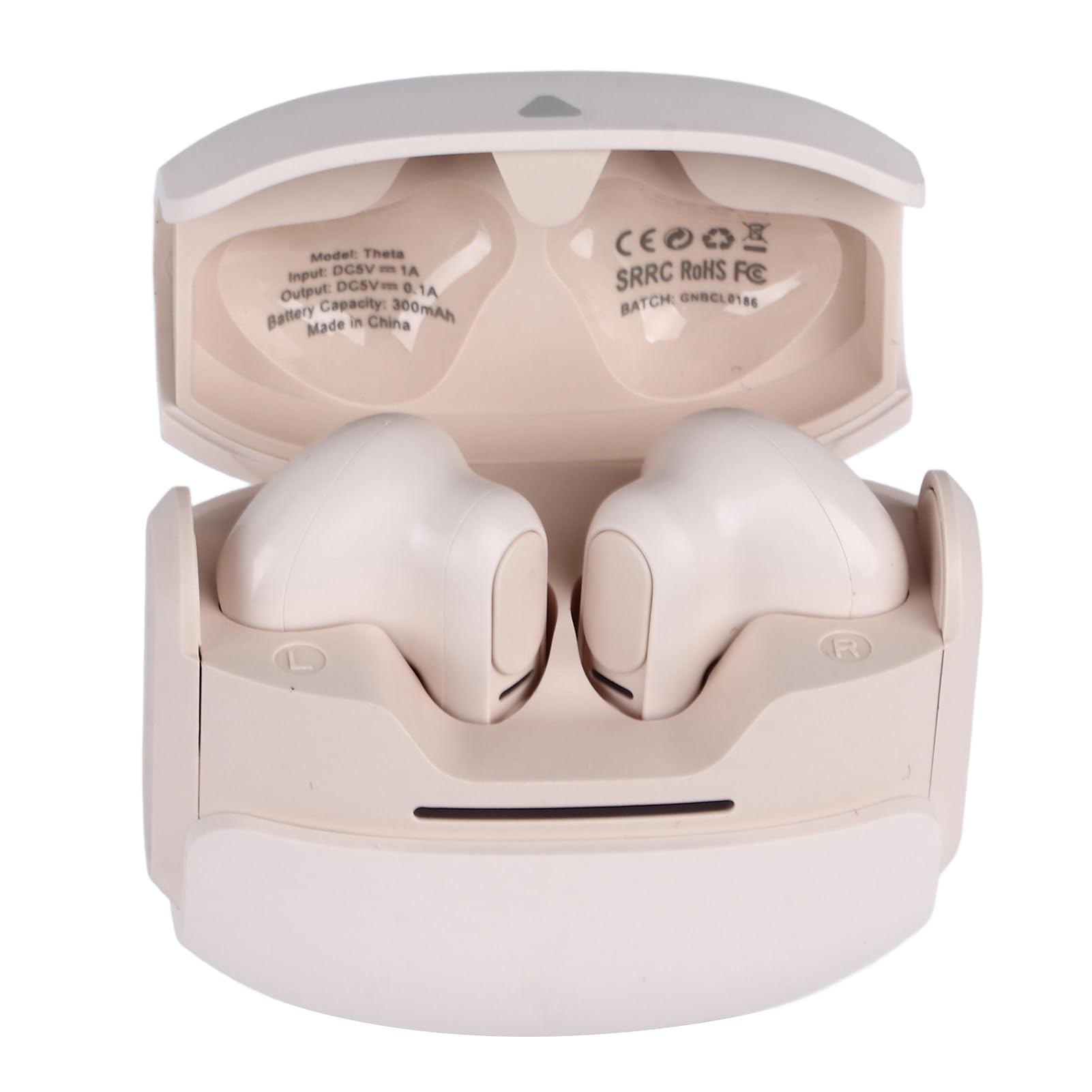 Auricolari Bluetooth 5.3 Auricolari Wireless Leggeri Ed Eleganti per Telefono, Laptop, Tablet, Uso Confortevole (Beige)