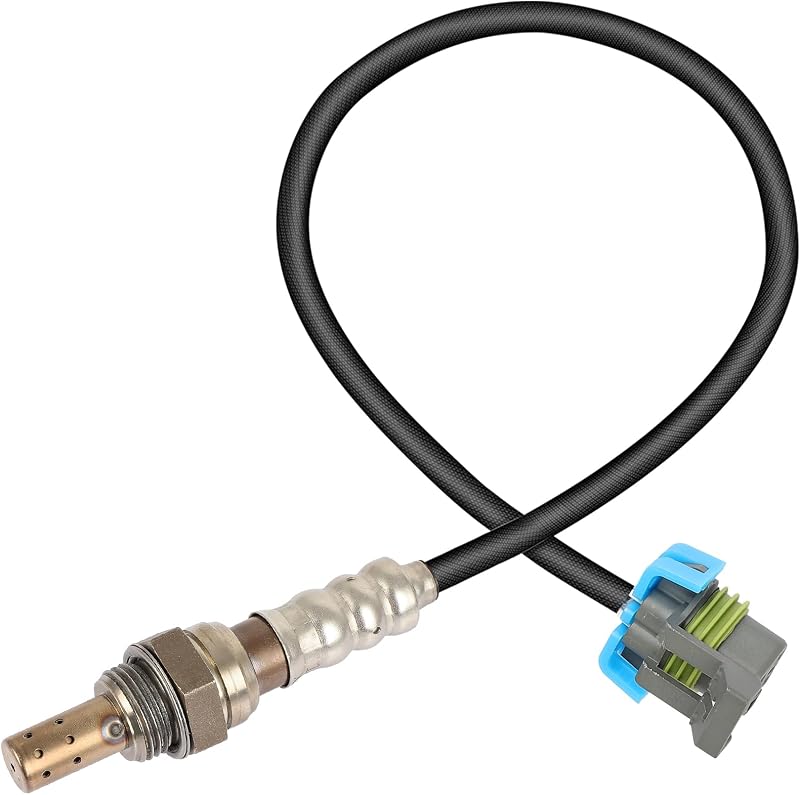 Sensor de oxigênio O2 pós-catalisador QIJIAUTO 4 fios para Chevy Equinox 2010–2017 2.4L – 1 unidade