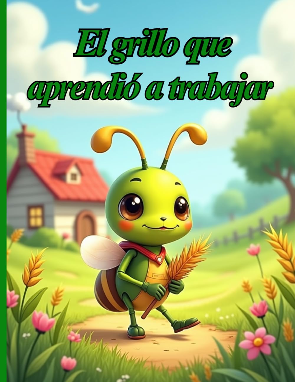 El grillo que aprendió a trabajar: Un cuento infantil sobre el equilibrio entre el trabajo y el descanso | Edades 4-8 años | Libro ilustrado a color con valores de responsabilidad y alegría de vivir