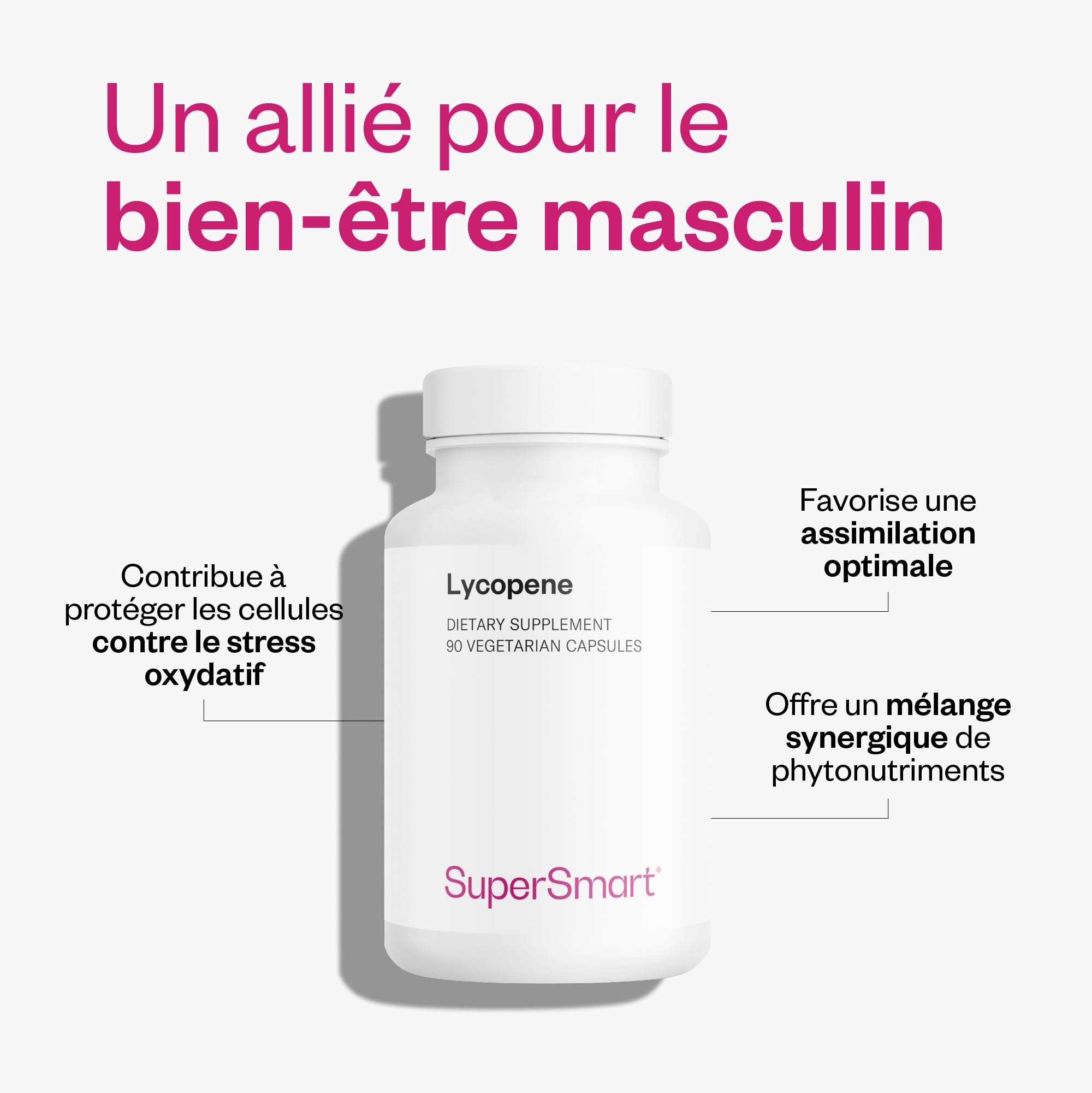 Lycopene - Stimule la Circulation Sanguine - Sans Gluten - SuperSmart