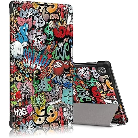 TOPCASE Compatible With Lenovo Tab K10 Case,Ultra Thin Cover Fits Lenovo Tab M10 Plus 10.3 Inch FHD Tablet TB-X606/TB-X6C6,Graffiti Cover