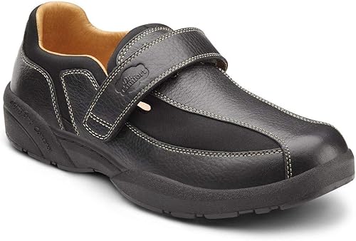 Miniatura 9 de Dr. Comfort Douglas - Zapatos terapéuticos para hombre, de cuero, con plantillas extraíbles, para diabéticos de profundidad extra