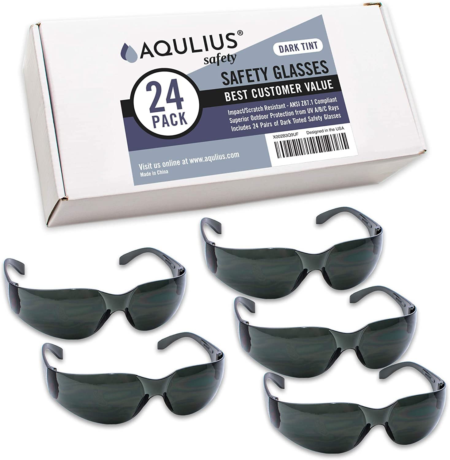 Amazon.co.jp: [Aqulius] 安全ゴーグル サングラス UVカット 着色 
