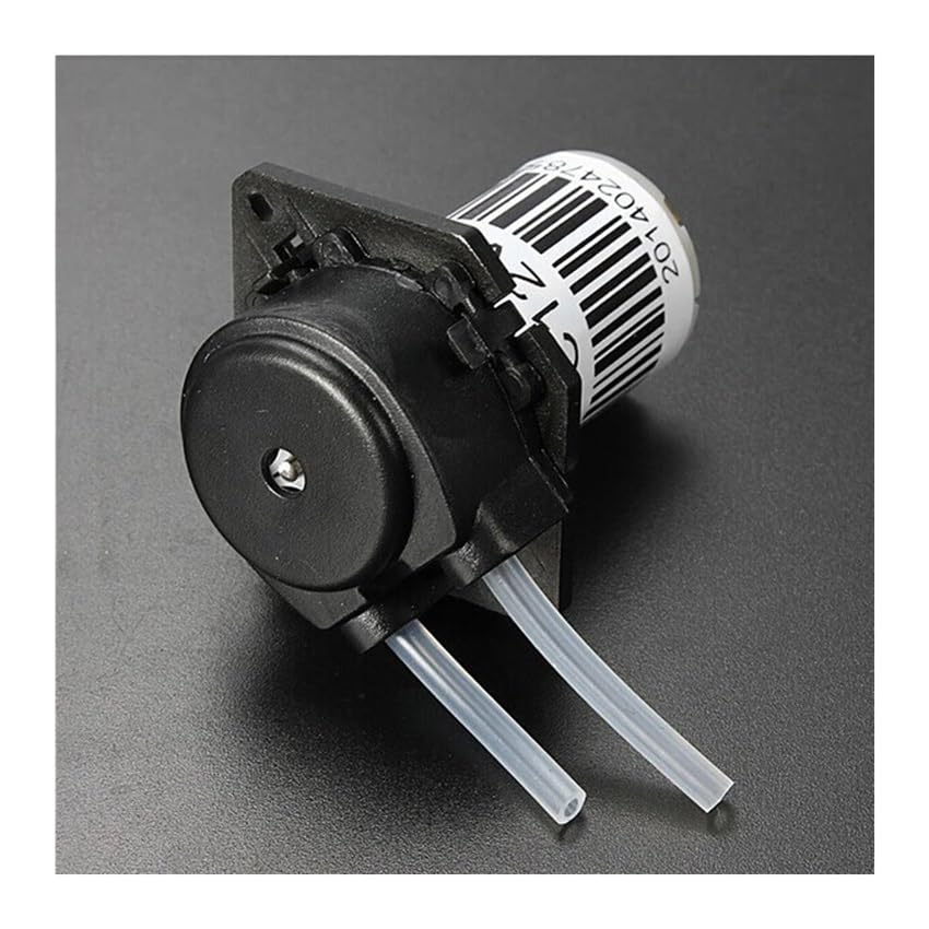 DC 6V 12V 24V Peristaltic Pump Dosing Water Pump DC electronic starter Tube For Aquarium Analytical IINKUEYK(12V)