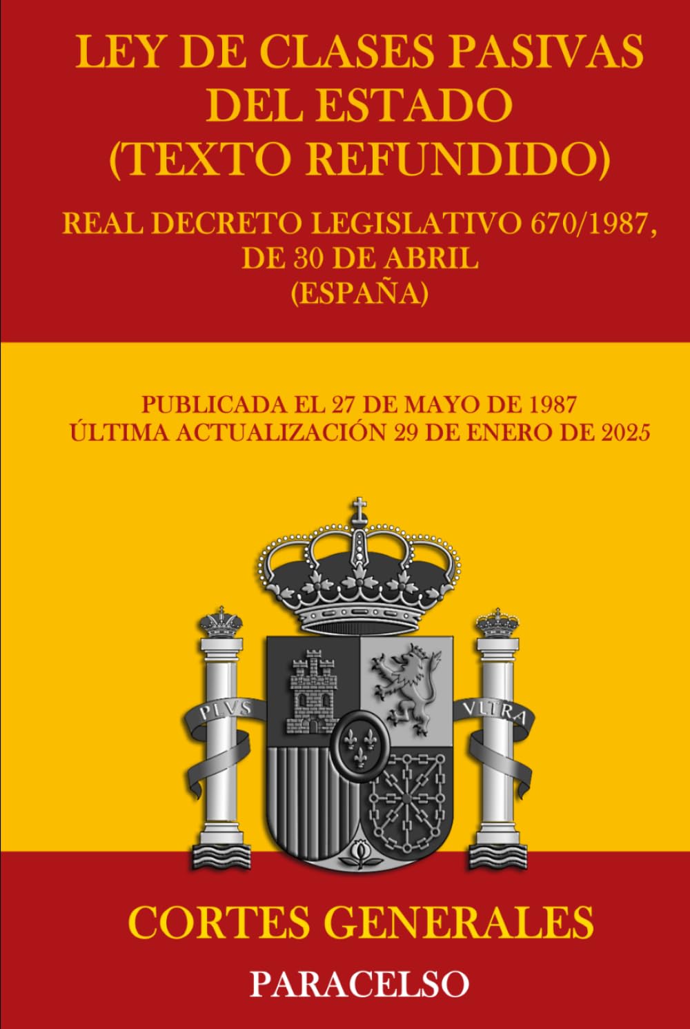 Ley de Clases Pasivas del Estado (texto refundido): Real Decreto Legislativo 670/1987, de 30 de abril (España)