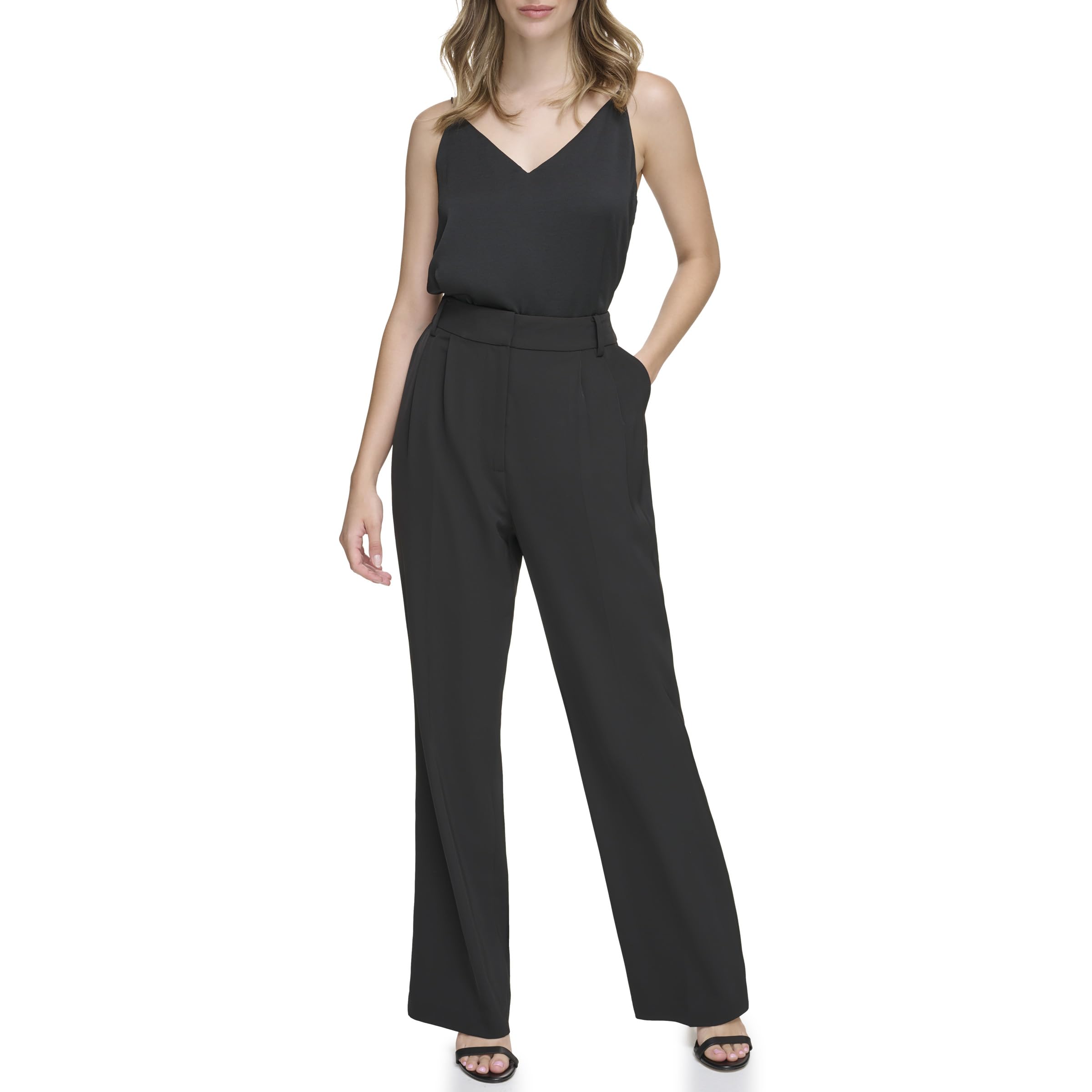 Calvin Klein Womens Stretch Twill Pant