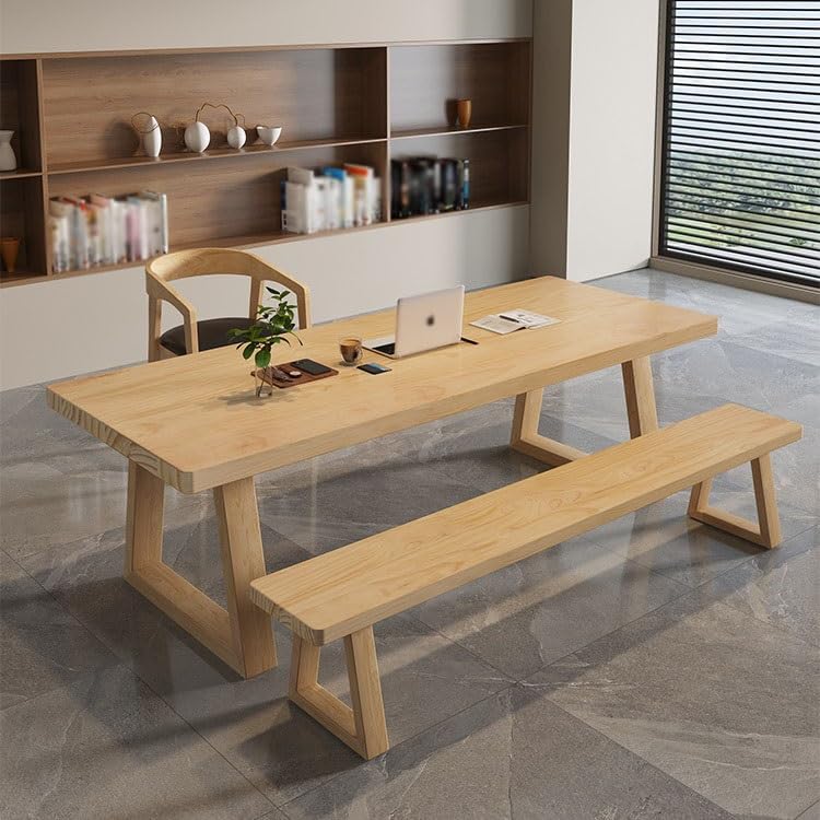 Schreibtisch Massivholz-Desktop-Computertisch for Zuhause, Arbeitszimmer, Schreibtisch, Schlafzimmer, einfacher, moderner Firmenbüro-Schreibtisch, Werkbank Büro Desk(B,160 * 80 * 75cm)