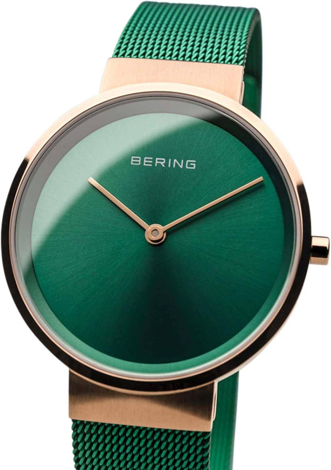 Bering Orologio da polso analogico al quarzo Classic Collection con cinturino in acciaio inox e vetro zaffiro Bering Orologio da polso analogico al quarzo Classic Collection con cinturino in acciaio inox e vetro zaffiro