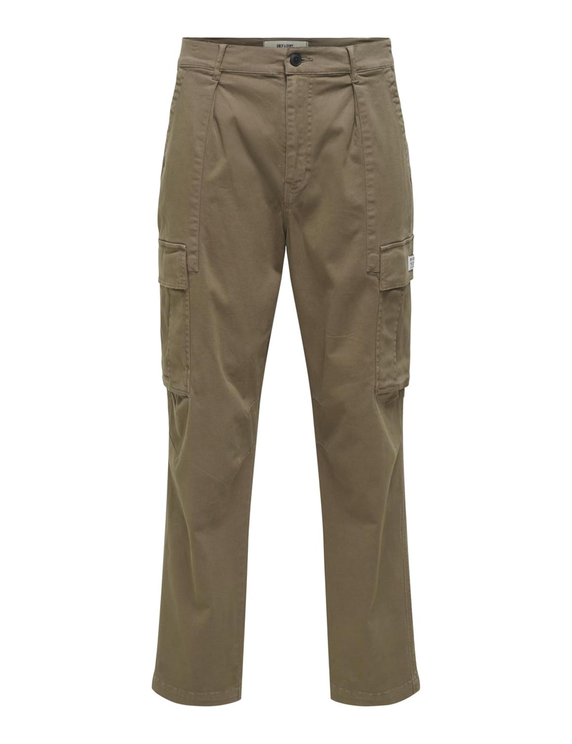 ONLY & SONS Men's Onswills 0341 Tapered Cargo Pant, Falcon, 31 W/34 L