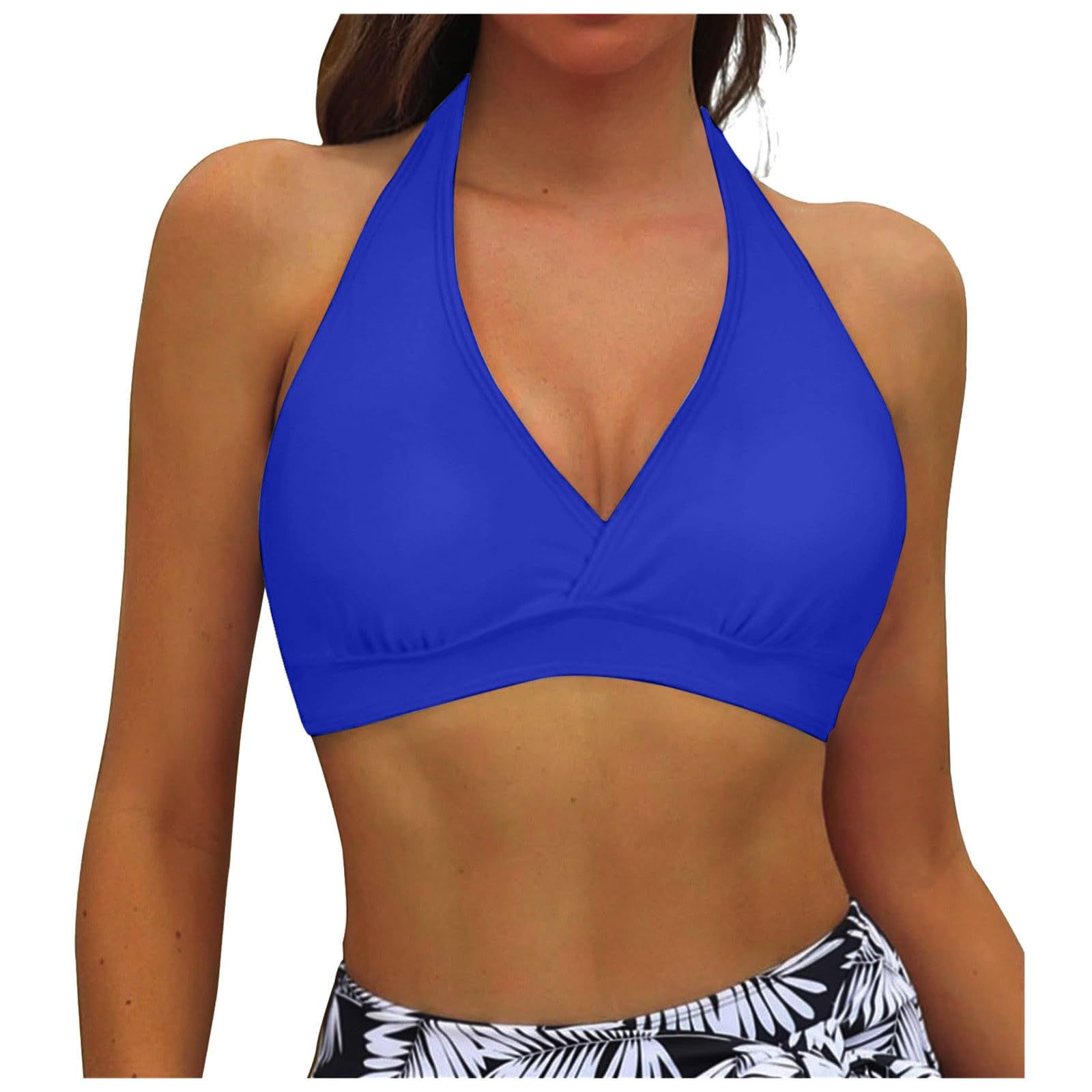 Generisch Bikini pour femme - Maillot de bain - Haut de bikini push-up