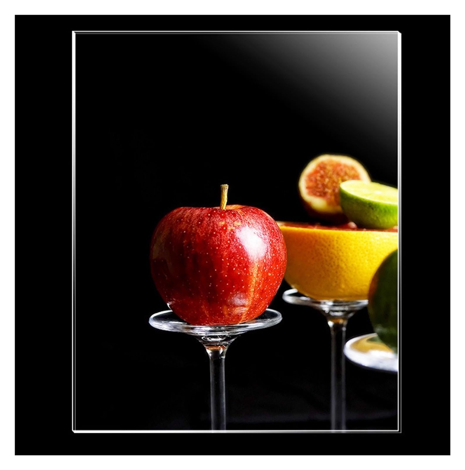 Bandeja de acrílico para fotografía, Accesorios creativos para posar fotografías, Vitrina Transparente para exhibición de Almacenamiento de fotografía de 0.197 in de Grosor (tamaño