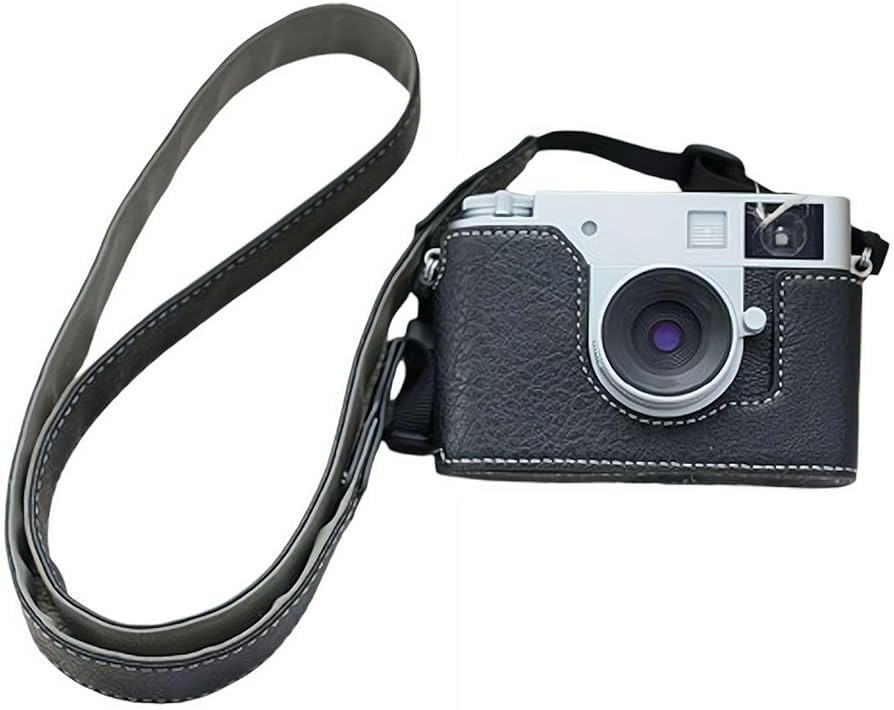 Amazon.co.jp: Fuji Xhalf保護カバー、X-Half用PUレザーケース、Fuji X