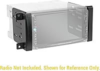 Vista 7 de Scosche ICCR6BN Kit de instalación de radio Double DIN para salpicadero Compatible con vehículos selectos Chrysler, Dodge, Jeep y RAM de 2007-2019