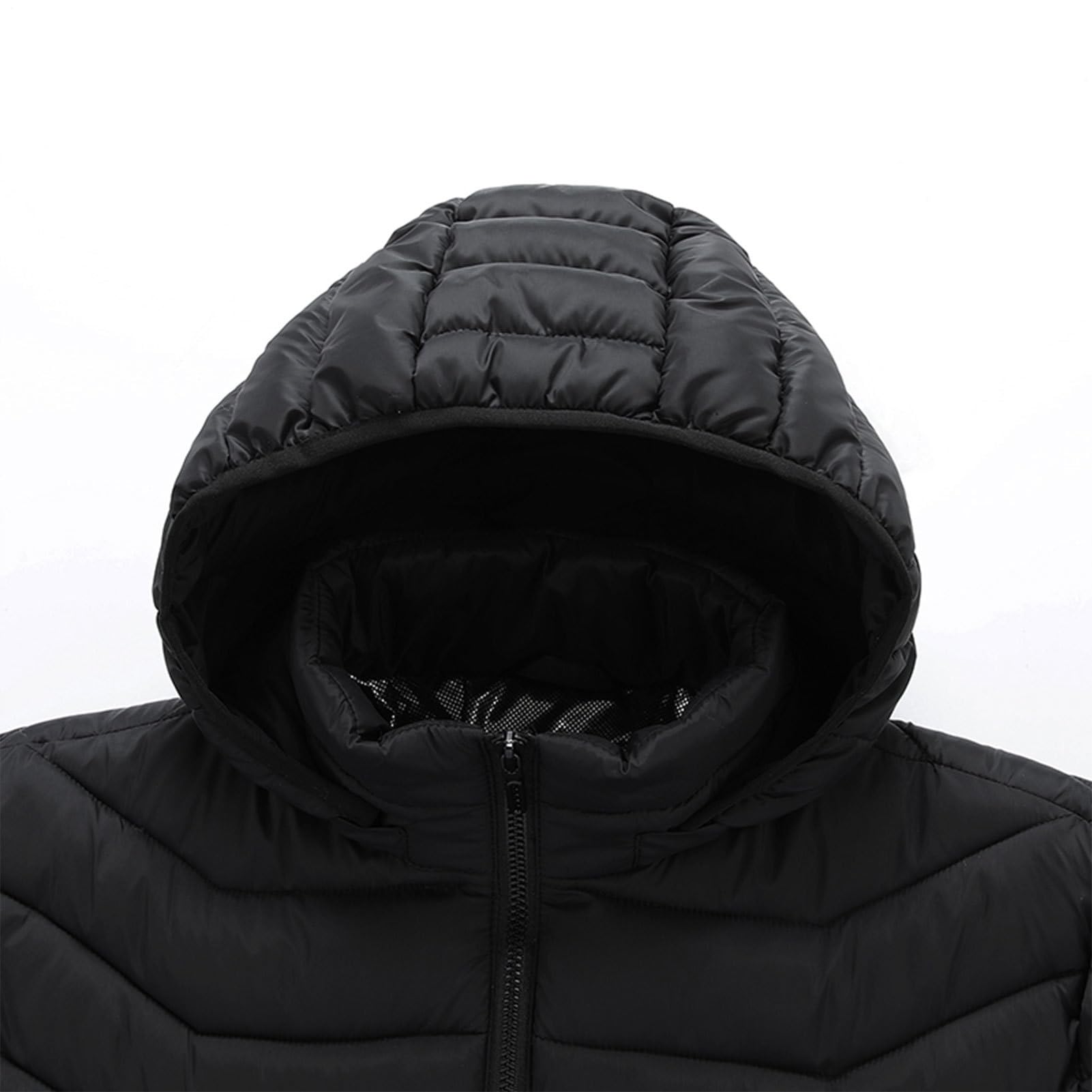 Chaqueta calefactora eléctrica, chaqueta calefactora - Chaquetas de invierno cálidas Calentador de cuerpo con carga USB,Chaquetas de esquí para hombre de 3 velocidades de calentamiento rápido para el