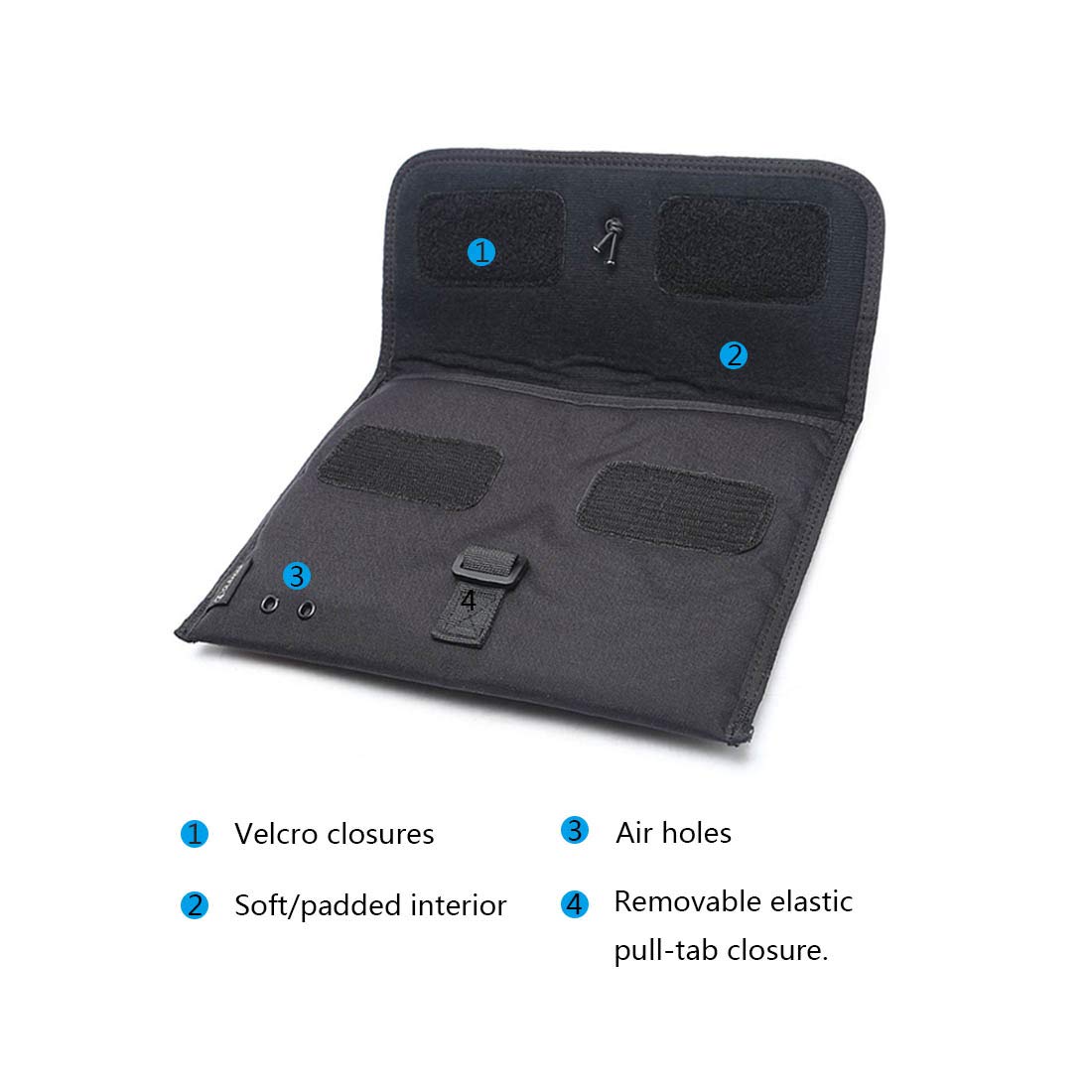 Amazon | Tactical MOLLEシステムナイロン10.5インチノートパソコン