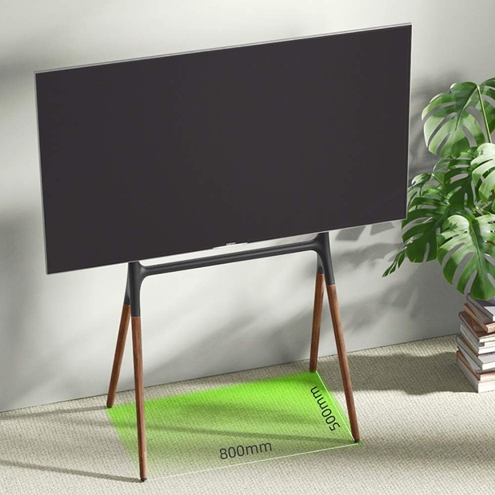 Universeller drehbarer TV-Ständer, Sockelhalterung, mobiler Boden-TV-Ständer, Bühnen-TV-Rack, Werbebildschirm, Konferenzwagen
